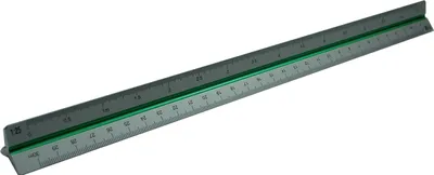 Obrázok produktu pre Rumold 195/DIN/30 Presné trojuholníkové pravítka 195, 30 cm, delenie podľa DIN