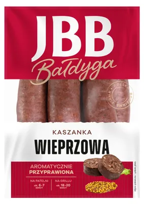 Zdjęcie produktu dla Kaszanka wieprzowa z Kaszą Jęczmienną JBB 500 g