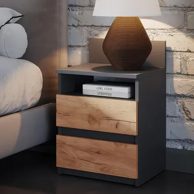 Table De Chevet,Table D'appoint, Table De Nuit Pour Salon Chambre Avec Lumieres Led Chene Sonoma 70x36x40 5 Cm Cfw95579 91692944