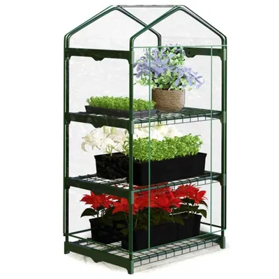 Zdjęcie produktu dla Szklarnia regał 69 x 49 x 125 cm Plonos 4921