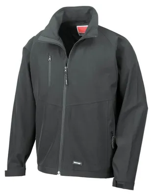 Immagine prodotto di Giacca softshell da uomo Result, doppio strato, idrorepellente, traspirante FK575 (XL) (nero)
