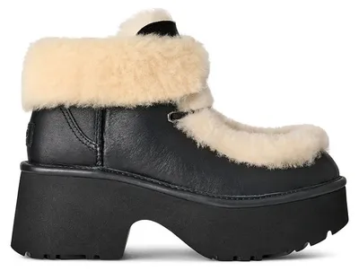 Productafbeelding van UGG Esmee leren veterschoen, zwart (dames) - EU 41