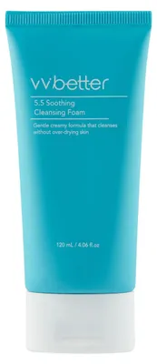 Obrázek produktu pro vvbetter - 5.5 SOOTHING CLEANSING FOAM, 120ml - čisticí pěna na obličej