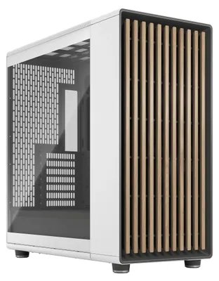 Image de Boîtier Fractal Design North XL, couleur blanche - Tour PC E-ATX – Blanc cassé, panneau latéral transparent