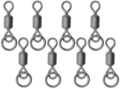 Produktbild von Korda Gr. 8 PTFE Ring Swivel - 8 Karpfenwirbel