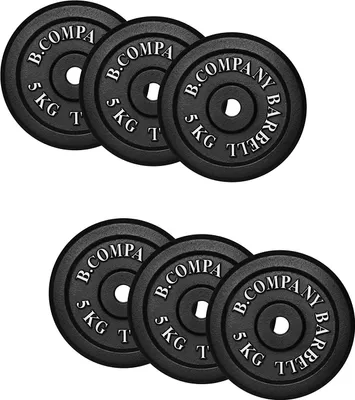 Produktbild von Guss 30,0Kg (6x5,0) Hantelscheiben Gewichte Hanteln 30/31mm