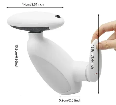 Produktbild von LED Waschtischarmatur - Badezimmer Wasserhahn - Temperaturanzeige Verbrühschutz - 360° ausziehbare Brause 40–60 cm - Einhebel Mischbatterie warm & kalt - Aufsatzmontage - Weiß