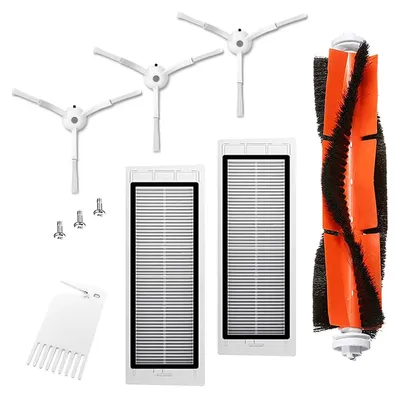 Ersatzteile für Roborock S50-S65, 10-teilig, HEPA-Filter, Bürsten