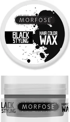 Produktbild von Morfose Haar Farbe Wachs Farbe Wachs für Haare Schwarz Styling 100 ml