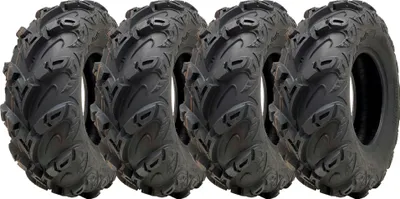 Immagine prodotto di 25x8.00-12 Pneumatico ATV Quad OBOR Mudsling WU05 con marcatura e omologazione stradale 165kg (Set di 4)