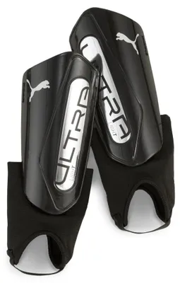 Produktbild von Puma Ultra Light Ankle Schienbeinschoner Shin Guards (Black Silver, L)