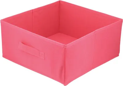 Produktbild von Lavita Storage Box | faltbare Aufbewahrung Boxen 31 x 31 x 15 cm | Schubladen-Organizer Box| Ordnungssysteme für Kleidung | Kleideraufbewahrung & Organisation | dunkelpink | 1 stück