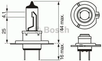 Produktbild von Bosch Glühlampe, Fernscheinwerfer  1 987 302 078