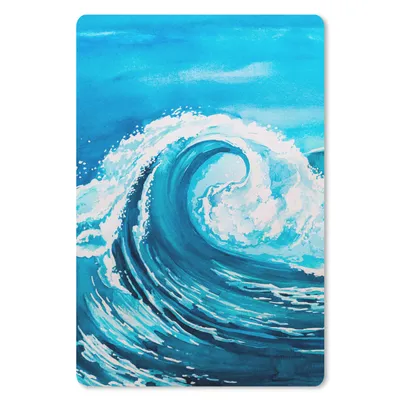Produktbild von MuchoWow® Mauspad Mousepad Golf - Meer - Aquarell 18x27 cm - Mousepads - Maus Mat - Pad - Mausunterlage