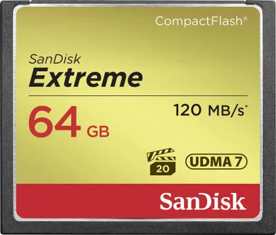 Image de Carte mémoire SanDisk Extreme CompactFlash - 64 Go