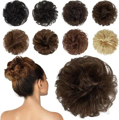 Produktbild von Famanu Haarverlängerung 100% menschliches Haar - Lässige Chignon und Pferdeschwanz Variante