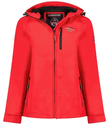 Produktbild von Damen Softshelljacke – Wasserdicht und winddicht – Rot