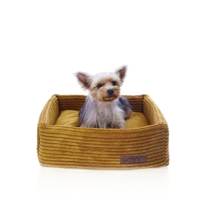 Produktbild von DOTTY Hundesofa CUBE Hundebett Hundekissen Tierbett Katzenbett Hundekorb Schlafplatz Größe S (42 x 42 cm)