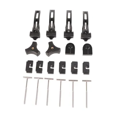 Image de Pièces de rechange universelles, pinces avant et arrière en aluminium, adaptées aux housses de plateau de chargement rigides en trois parties