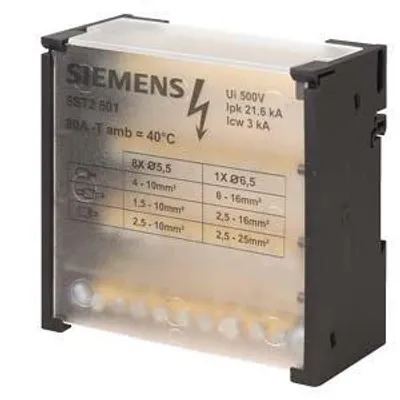 Produktbild von Siemens VERTEILERBLOCK 4POL 80A 690V, 49 mm, 239 g, 285 mm, 110 mm, 220 mm, 690 V