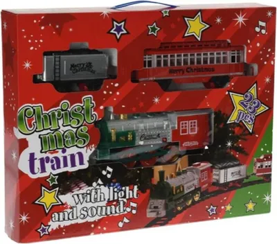 Obrázek produktu pro Klasická elektrická železnice Vánoční zvuková světla Lifetime railway (23 kusů)