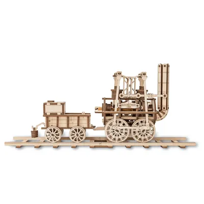 Image de Puzzle 3D en Bois Locomotion Eco Wood Art
