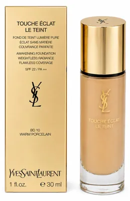 Produktbild von Yves Saint Laurent Touche Eclat Le Teint Awakening Foundation SPF 22 Warm Porcelan BD10