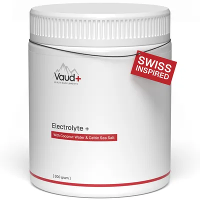 Produktbild von Vaud Electrolyte Complex - Elektrolyte Pulver ohne Zucker - Mit Magnesium, Kalium & Kokoswasser - Unterstützt den Flüssigkeitshaushalt nach Sport