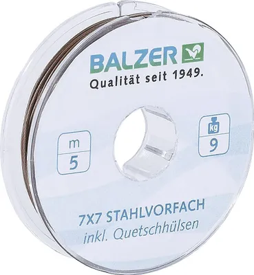 Produktbild von Balzer Stahlvorfach (unbeschichtet 7X7)