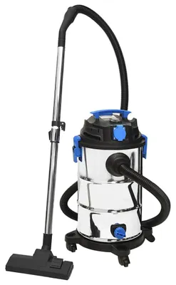 Produktbild von vidaXL Nass- und Trockensauger 1200 W 30 L Silbern
