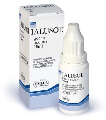 Produktbild von IALUSOL Augentropfen 15 ml mit Hyaluronsäure, für Kontaktlinsen, Medizinprodukt