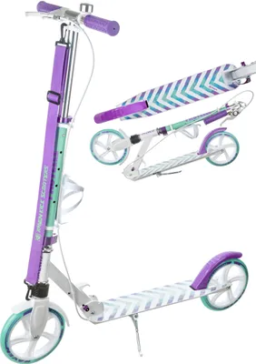 Produktbild von RAVEN Roller Scooter Kickroller Cityroller Pastelle PRO 200mm mit Dämpfer und Handbremse