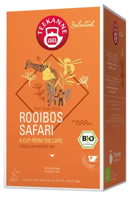 Produktbild von TEEKANNE Luxury Cup Rooibos Safari -Tee 25 Portionen