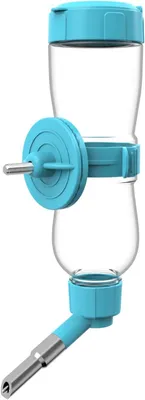 Image de Distributeur d'eau pour oiseaux, 240 ml, bleu, pour cages d'oiseaux