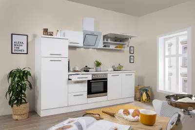 Produktbild von Küche Küchenzeile Küchenblock Weiß Amanda 270 cm Respekta Premium