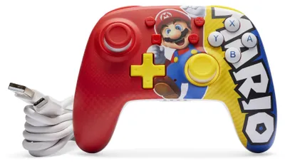 Produktbild von PowerA Nano Verbesserter kabelloser Controller für Nintendo Switch, Mario-Sieg
