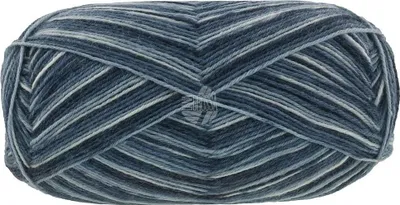Immagine prodotto di Lana Grossa MEILENWEIT 100 g AKTION! intramontabile calza a 4 strati 420 m colore 3023 - nero/giallo/acciaio/blu fumo/bianco/grigio argento