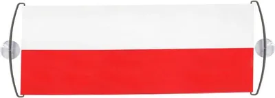 Zdjęcie produktu dla FLAGA KIBICA-rozwijany baner do samochodu