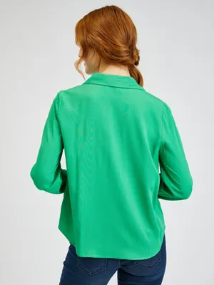 Produktbild von Grüne Damen-Satinbluse ORSAY - 42