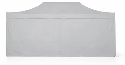 Produktbild von Faltpavillon 4x8 m ALU Premium – Sechskantprofil 50 mm, Metallverbinder, Plane 450 g/m², 4 geschlossene Seitenwände, Rolltasche - Grau