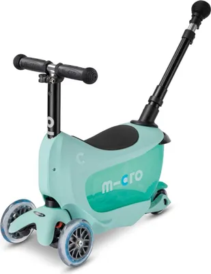 Produktbild von Micro Mobility Micro Mini2go Deluxe Plus Mint, Kinder, Dreiradroller, Unisex, Asphalt, 50 kg, 3 Rad/Räder
