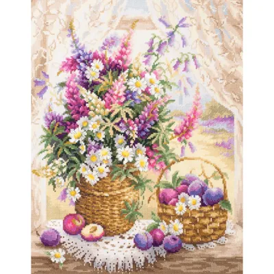 Produktbild von Magic Needle Zweigart Edition "Sommergeschmack" Kreuzstich-Set, 32x40cm