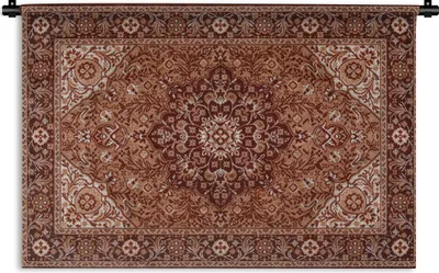 Produktbild von MuchoWow® Wandteppich Wandbehang Persischer Teppich - Teppich - Mandala - Braun 120x80 cm Tapisserie Dekoration Wandtuch - Wanddekorationen - Wandtücher