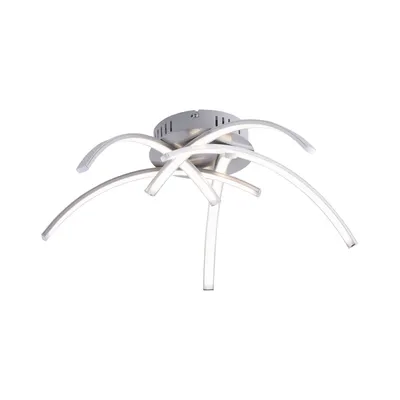 Zdjęcie produktu dla Lampa sufitowa LED, metal, stal, biały, D 45 cm