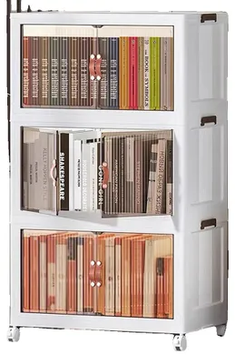 Imagen del producto de Caja de almacenamiento, plegable, apilable. Dimensiones: 60 cm x 36 cm x 102 cm. Capacidad de carga: 5 kg. Peso: 6,88 kg
