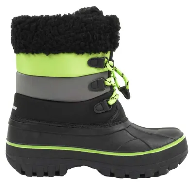 Produktbild von Lee Cooper - Abzeichen Schneestiefel für Kinder PP11990 (32 EU) (Schwarz/Grün)