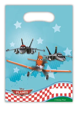 Produktbild von Disney Planes Partytüten, 6 Stück, Höhe 29 cm