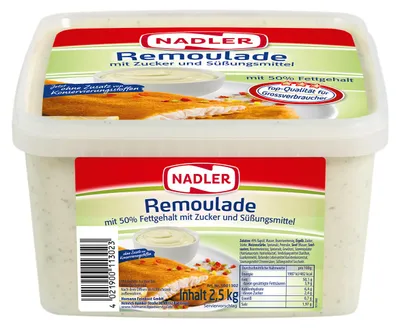 Zdjęcie produktu dla Nadler Remoulade – kremowa, łagodna, pikantna, klasyczna, delikatna, pyszna – 2500 g