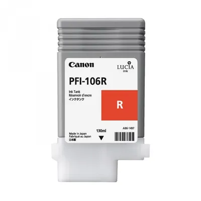 Obrázok produktu pre Canon PFI-106 R, Červená, Atrament na pigmentovej báze, 1 kusov