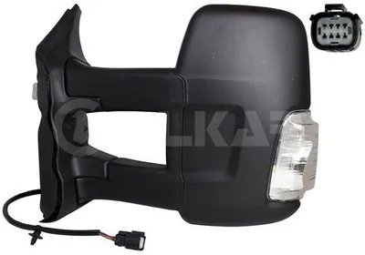 Produktbild von ALKAR 9203666 Außenspiegel Seitenspiegel Links für FORD Transit Mk7 Kastenwagen (V363, FCD, FDD) Konvex Manuell